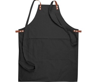 Ποδιά barista - σερβιτόρου από βαμβάκι, μαύρη Υ88x66x5εκ. Ποδιά barista - σερβιτόρου από βαμβάκι, μαύρη Υ88x66x5εκ.