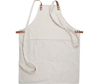 Ποδιά barista - σερβιτόρου από βαμβάκι, μπεζ Υ88x66x5εκ. Ποδιά barista - σερβιτόρου από βαμβάκι, μπεζ Υ88x66x5εκ.