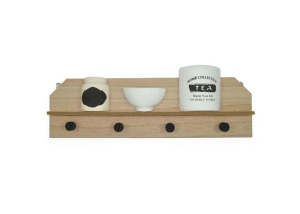 Κρεμάστρα για την κουζίνα, 4 θέσεων, Υ12x40x4εκ. Κρεμάστρα για την κουζίνα, 4 θέσεων, Υ12x40x4εκ.