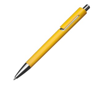 Στυλό πλαστικό με μπίλια κίτρινο Υ14xØ1,1εκ. Δυνατότητα εκτύπωσης