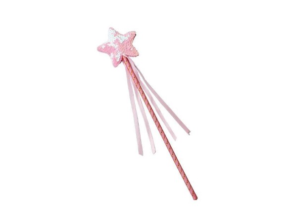 Ραβδάκι με πούλιες ροζ Ραβδάκι με πούλιες ροζ