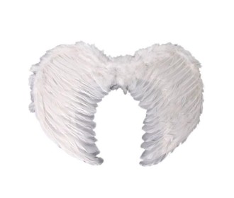 Φτερά αγγέλου λευκά 60x45εκ.