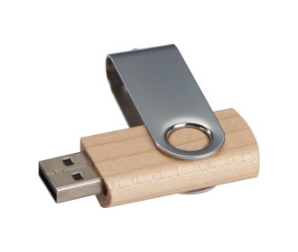 Στικάκι USB ξύλο σφενδάμου 4 GB 5,7χ2χ1εκ