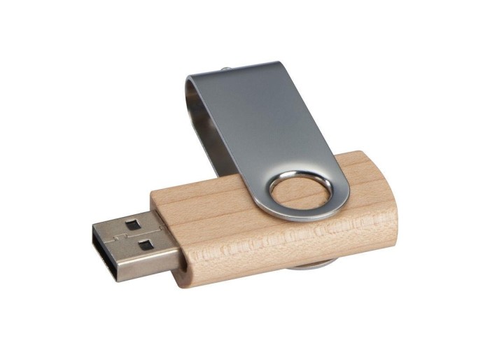 Στικάκι USB ξύλο σφενδάμου 4 GB 5,7χ2χ1εκ