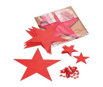 Σετ αστεριών από τσόχα 82 τεμάχια Σετ αστεριών από τσόχα 82 τεμάχια