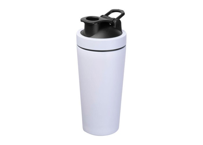Shaker πρωτεΐνης ανοξείδωτο 750ml λευκό Shaker πρωτεΐνης ανοξείδωτο 750ml λευκό