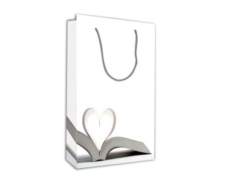 Next χάρτινη τσάντα Βιβλίο καρδιά Υ28x18x6