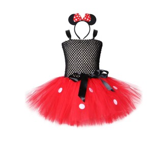 Σετ ποντικίνα με φόρεμα και τη στέκα.