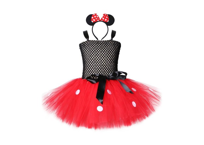 Σετ ποντικίνα με φόρεμα και τη στέκα.