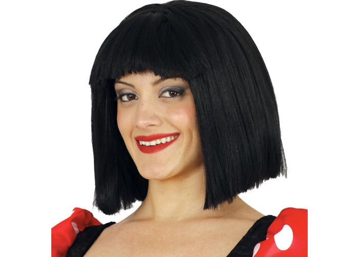 Περούκα καρέ μαύρη Περούκα καρέ μαύρη