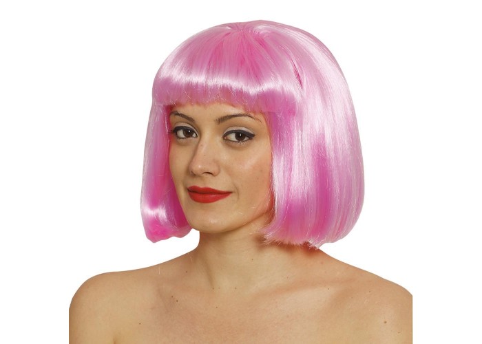Περούκα καρέ ροζ Περούκα καρέ ροζ