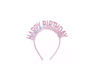 Στέκα Happy Birthday ροζ