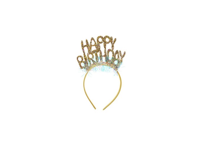 Στέκα Happy Birthday χρυσό