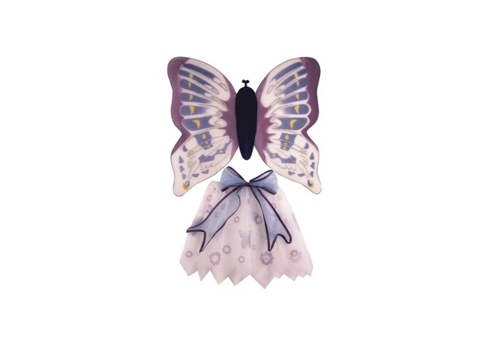 Σετ πεταλούδας ροζ με φούστα και φτερά Σετ πεταλούδας ροζ με φούστα και φτερά