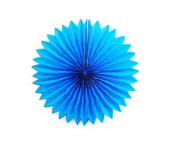 Χάρτινος αποκριάτικος ήλιος γαλάζιος 35εκ. Χάρτινος αποκριάτικος ήλιος γαλάζιος 35εκ.