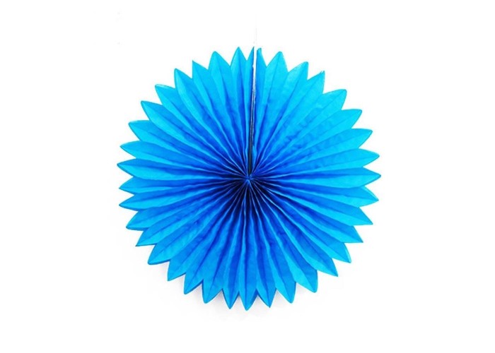 Χάρτινος αποκριάτικος ήλιος γαλάζιος 35εκ. Χάρτινος αποκριάτικος ήλιος γαλάζιος 35εκ.