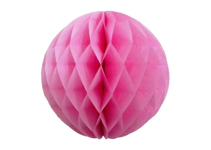 Χάρτινη μπάλα ροζ 30εκ.