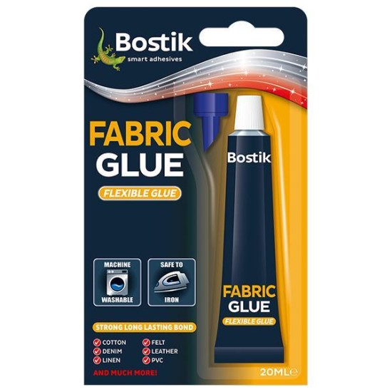 Bostik κόλλα υφασμάτων με βάση φυσικό λατέξ σε σωληνάριο 20ml Bostik κόλλα υφασμάτων με βάση φυσικό λατέξ σε σωληνάριο 20ml