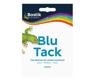 Bostik επαναχρησιμοποιήσιμη κόλλα Blu-Tack white 50gr. Bostik επαναχρησιμοποιήσιμη κόλλα Blu-Tack white 50gr.