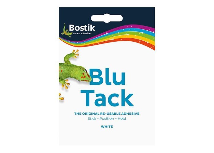 Bostik επαναχρησιμοποιήσιμη κόλλα Blu-Tack white 50gr. Bostik επαναχρησιμοποιήσιμη κόλλα Blu-Tack white 50gr.