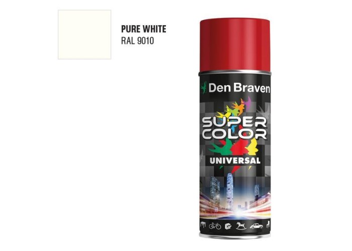 Den Braven SC UNIVERSAL ακρυλικό σπρέι λευκό 400ml Den Braven SC UNIVERSAL ακρυλικό σπρέι λευκό 400ml