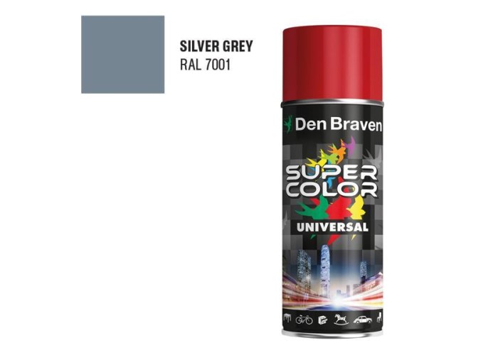 Den Braven SC UNIVERSAL ακρυλικό σπρέι γκρι 400ml Den Braven SC UNIVERSAL ακρυλικό σπρέι γκρι 400ml