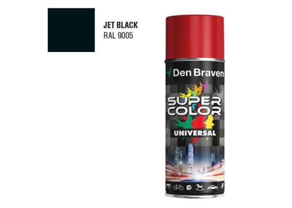 Den Braven SC UNIVERSAL ακρυλικό σπρέι μαύρο 400ml Den Braven SC UNIVERSAL ακρυλικό σπρέι μαύρο 400ml