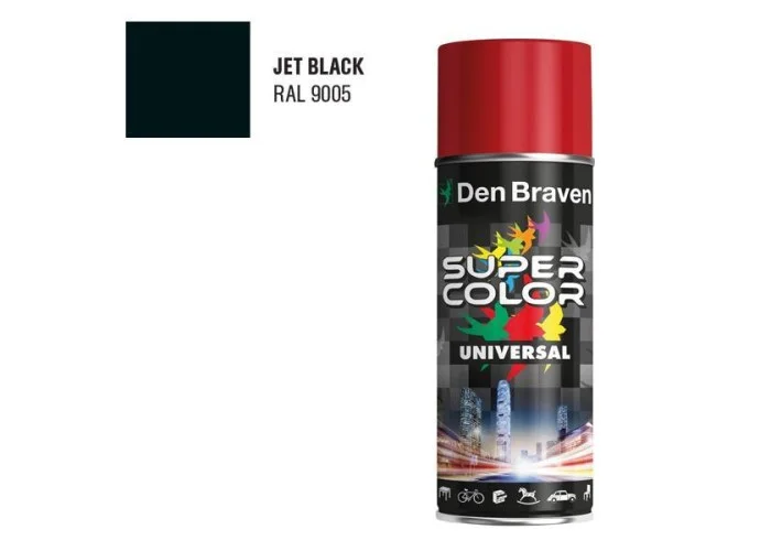 Den Braven SC UNIVERSAL ακρυλικό σπρέι μαύρο 400ml