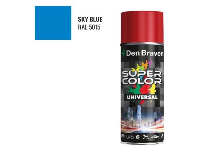 Den Braven SC UNIVERSAL ακρυλικό σπρέι μπλε ανοιχτό 400ml Den Braven SC UNIVERSAL ακρυλικό σπρέι μπλε ανοιχτό 400ml