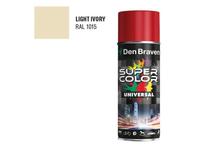 Den Braven SC UNIVERSAL ακρυλικό σπρέι μπεζ 400ml Den Braven SC UNIVERSAL ακρυλικό σπρέι μπεζ 400ml