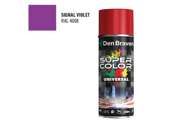 Den Braven SC UNIVERSAL ακρυλικό σπρέι μωβ 400ml Den Braven SC UNIVERSAL ακρυλικό σπρέι μωβ 400ml