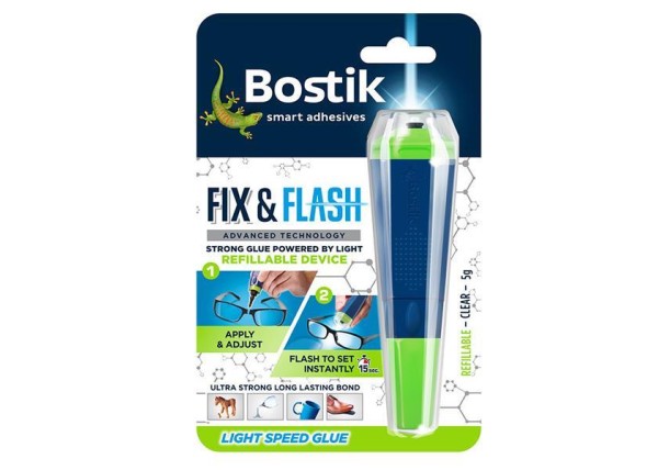 Bostik Fix - Flash κόλλα ενεργοποίησης με φωτισμό LED 5gr. Bostik Fix - Flash κόλλα ενεργοποίησης με φωτισμό LED 5gr.