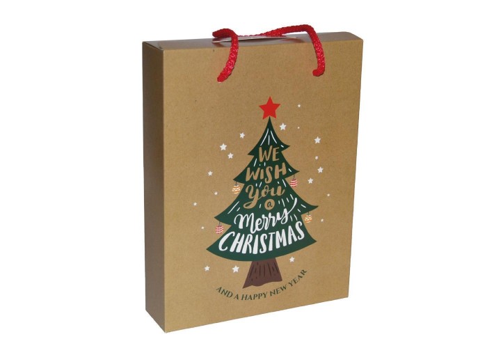 Next χάρτινη τσάντα Christmas tree Υ13x10x5εκ