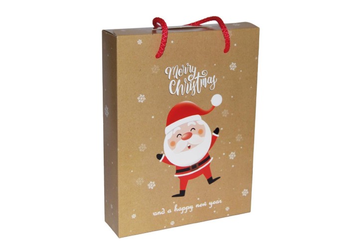 Next χάρτινη τσάντα Santa Claus Υ13x10x5εκ