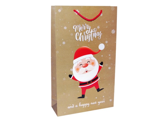 Next χάρτινη τσάντα Santa Claus Υ41x24,5x9εκ