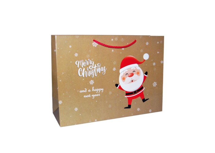 Next χάρτινη τσάντα Santa Claus Υ26x36x12εκ