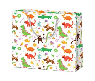 Next χάρτινη τσάντα Ζωάκια Υ40x46x14 Next χάρτινη τσάντα Ζωάκια Υ40x46x14