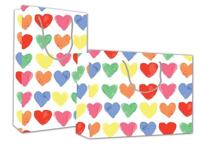 Next χάρτινη τσάντα Καρδούλες Υ13x10x5 Next χάρτινη τσάντα Καρδούλες Υ13x10x5