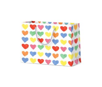 Next χάρτινη τσάντα Καρδούλες Υ26x36x12 Next χάρτινη τσάντα Καρδούλες Υ26x36x12