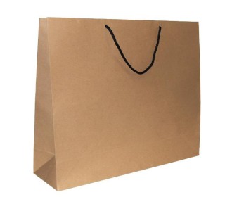 Next χάρτινη τσάντα κραφτ με κορδόνι  Υ40x46x14εκ.