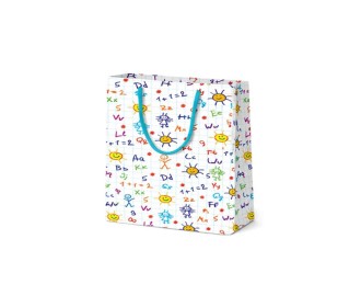 Next χάρτινη τσάντα Γράμματα - αριθμοί Υ24x23x10 Next χάρτινη τσάντα Γράμματα - αριθμοί Υ24x23x10