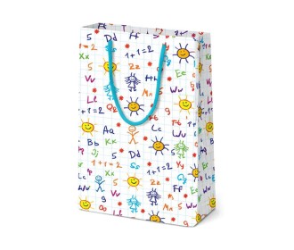 Next χάρτινη τσάντα Γράμματα - αριθμοί Υ41x24,5x9 Next χάρτινη τσάντα Γράμματα - αριθμοί Υ41x24,5x9