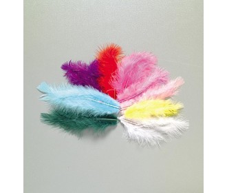 Φτερά μαραμπού 6-10εκ.. 120τεμ. σε διάφορα χρώματα