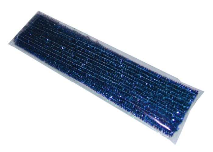 Σύρμα πίπας μεταλλιζέ μπλε 36τεμ. Σύρμα πίπας μεταλλιζέ μπλε 36τεμ.