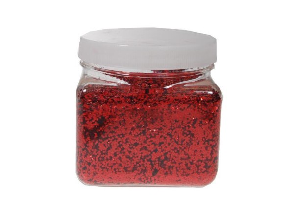 Χρυσόσκονη σε νιφάδες 1χιλ.  κόκκινη 300ml. Χρυσόσκονη σε νιφάδες 1χιλ.  κόκκινη 300ml.