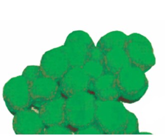 Πομ πομ 2εκ. πράσινο 100 τεμάχια