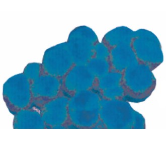 Πομ πομ 1εκ. μπλε 100 τεμάχια