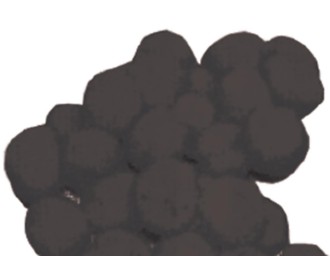 Πομ πομ 3εκ. μαύρο 100 τεμάχια