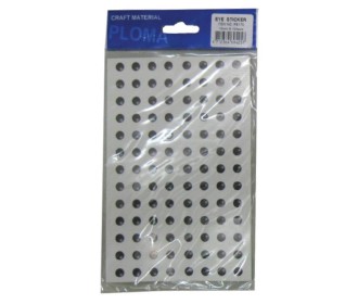 Μάτια αυτοκόλλητα 10χιλ. σε καρτέλα 104 τεμάχια