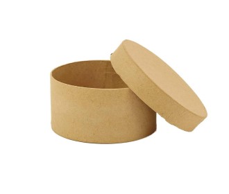 Κουτί οικολογικό στρόγγυλο για διακόσμηση Ø 12x6εκ. Κουτί οικολογικό στρόγγυλο για διακόσμηση Ø 12x6εκ.